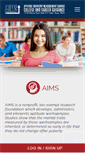 Mobile Screenshot of aimstesting.org